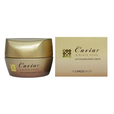 THEFACESHOP Cavier & Black Pearl Active Enrichment Cream 