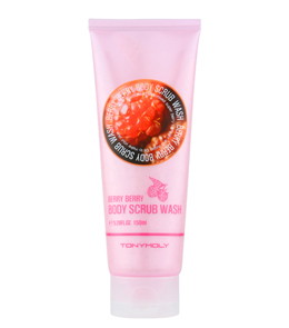 TONY MOLY Berry berry body scrub wash 