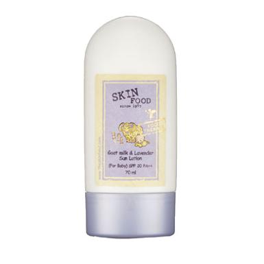 Skin Food โกท มิลค์ แอนด์ ลาเวนเดอร์ ซัน โลชั่น เอสพีเอฟ20 PA++