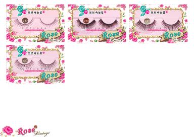 ขนตา Rose