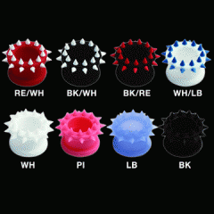 Silicone Spikey Flesh Tunnels ::STN1::