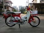 Honda C70 สีแดงมุข เครื่อง 3 เกียร์ มีท.บ.แต่ไม่ได้ตามเจ้าของบัตร(รถสวยขายถูก) ราคา 15,500 บาท